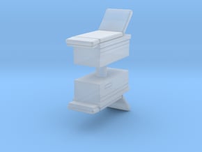 Medical Examination Table (x2) 1/76 in Clear Ultra Fine Detail Plastic