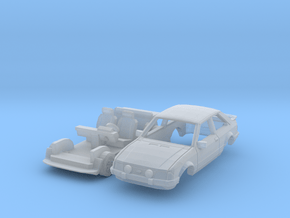 Ford Escort XR3i (N 1:160) in Clear Ultra Fine Detail Plastic