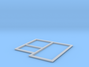 T9062 - Betonplattenform (TT 1:120) in Clear Ultra Fine Detail Plastic