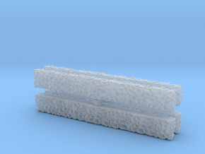 Stone Wall (x4) 1/200 in Clear Ultra Fine Detail Plastic