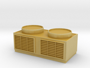 Rooftop Air Conditioning Unit 1/24 in Tan Fine Detail Plastic
