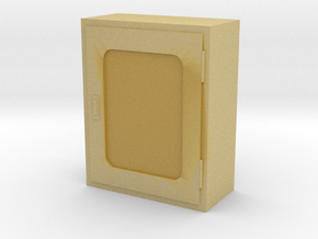 Fire Hose Box 1/12 in Tan Fine Detail Plastic