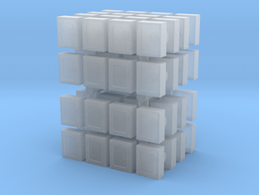 Fire Hose Box (x64) 1/160 in Clear Ultra Fine Detail Plastic