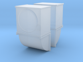 Wall Air Conditioning Unit (x2) 1/100 in Clear Ultra Fine Detail Plastic