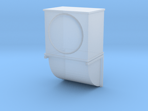 Wall Air Conditioning Unit 1/48 in Clear Ultra Fine Detail Plastic
