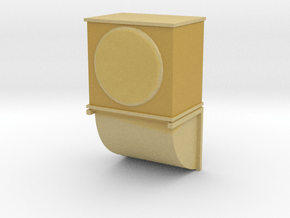 Wall Air Conditioning Unit 1/43 in Tan Fine Detail Plastic