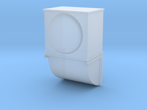 Wall Air Conditioning Unit 1/35 in Clear Ultra Fine Detail Plastic