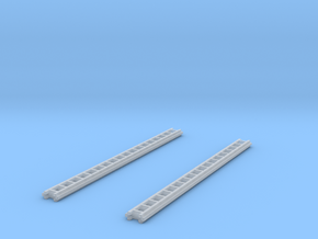 1/87 Crown Ground Ladders Set Of 2 in Clear Ultra Fine Detail Plastic