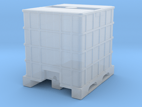 IBC Container Tank 1/64 in Clear Ultra Fine Detail Plastic