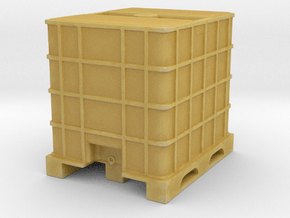 IBC Container Tank 1/48 in Tan Fine Detail Plastic