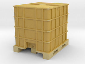 IBC Container Tank 1/43 in Tan Fine Detail Plastic