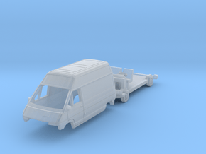 Renault Trafic T1000D (N 1:160) in Clear Ultra Fine Detail Plastic