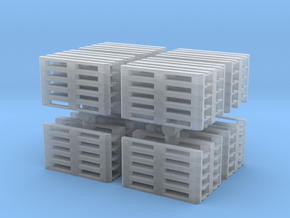 Euro Pallet Stack (x8) 1/100 in Clear Ultra Fine Detail Plastic
