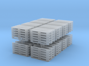 Euro Pallet Stack (x16) 1/120 in Clear Ultra Fine Detail Plastic