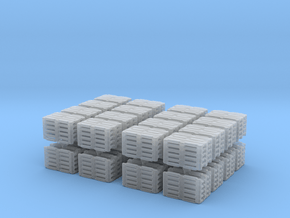 Euro Pallet Stack (x32) 1/285 in Clear Ultra Fine Detail Plastic