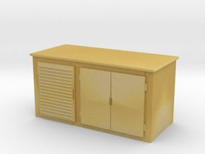 Electrical Cabinet 1/24 in Tan Fine Detail Plastic