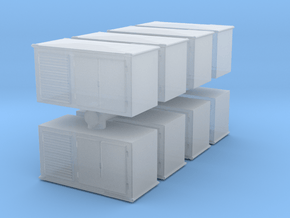 Electrical Cabinet (x8) 1/200 in Clear Ultra Fine Detail Plastic