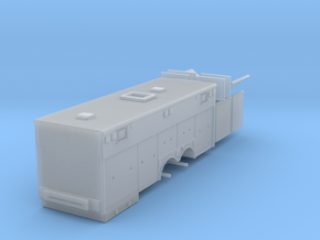 1/160 KME Heavy Rescue body w/ roll-up doors in Clear Ultra Fine Detail Plastic