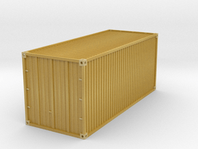 20 feet Container 1/43 in Tan Fine Detail Plastic