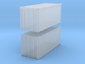 20 feet Container (x2) 1/220 in Clear Ultra Fine Detail Plastic