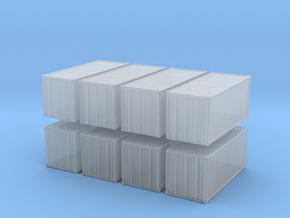 20 feet Container (x8) 1/400 in Clear Ultra Fine Detail Plastic