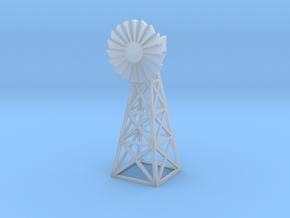 Steel Windmill 1/87 in Clear Ultra Fine Detail Plastic