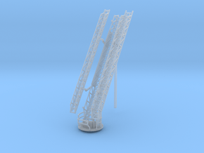 1/160 Raised Tiller/Ladder Boom in Clear Ultra Fine Detail Plastic