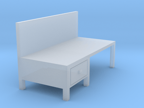 Workbench Table 1/48 in Clear Ultra Fine Detail Plastic
