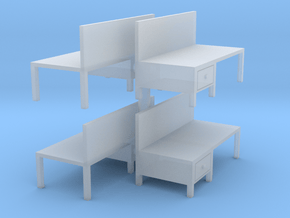 Workbench Table (x4) 1/120 in Clear Ultra Fine Detail Plastic