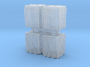 HESCO Sandbag Barrier (x4) 1/120 in Clear Ultra Fine Detail Plastic