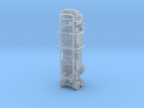 1/64 75' Tower Ladder body w/ boom V3 in Clear Ultra Fine Detail Plastic