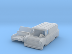 Ford Transit Kastenwagen (1/144) in Clear Ultra Fine Detail Plastic
