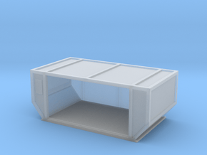AAF Air Container (open) 1/43 in Clear Ultra Fine Detail Plastic