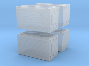 HEPA Air Filtration Unit (x4) 1/100 in Clear Ultra Fine Detail Plastic