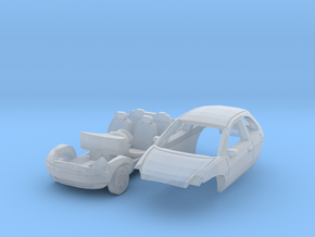 Ford Ka (TT 1:120) in Clear Ultra Fine Detail Plastic