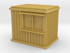 10 ft Office Container 1/87 in Tan Fine Detail Plastic