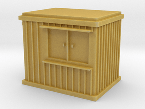 10 ft Office Container 1/76 in Tan Fine Detail Plastic