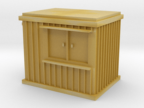 10 ft Office Container 1/43 in Tan Fine Detail Plastic