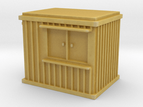 10 ft Office Container 1/120 in Tan Fine Detail Plastic