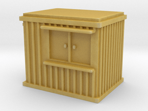 10 ft Office Container 1/144 in Tan Fine Detail Plastic