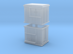 10 ft Office Container (x2) 1/160 in Clear Ultra Fine Detail Plastic