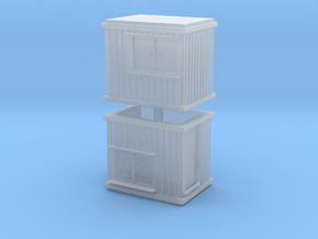 10 ft Office Container (x2) 1/200 in Clear Ultra Fine Detail Plastic