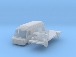 Mercedes-Benz 207D Lang-Hoch (N 1:160) in Clear Ultra Fine Detail Plastic
