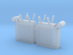 Power Substation (x2) 1/100 in Clear Ultra Fine Detail Plastic