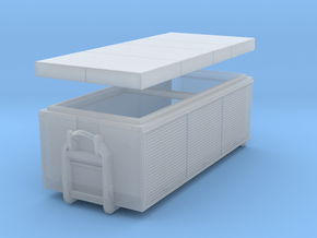 Abrollcontainer AB-GSG (N 1:160) in Clear Ultra Fine Detail Plastic