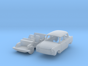 Trabant 601 Limousine '64 (N 1:160) in Clear Ultra Fine Detail Plastic