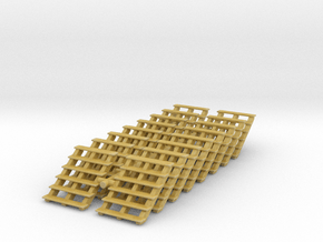 Wooden Stairs (x16) 1/144 in Tan Fine Detail Plastic