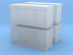 Kitchen Counter (x4) 1/120 in Clear Ultra Fine Detail Plastic