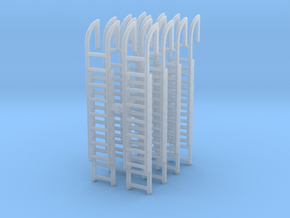 Roof Ladder (x8) 1/100 in Clear Ultra Fine Detail Plastic