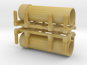 Pipe Transport (x2) 1/200 in Tan Fine Detail Plastic
